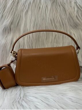 Lululemon Cactus Leather Mini Bag- Color(Brown Gold)